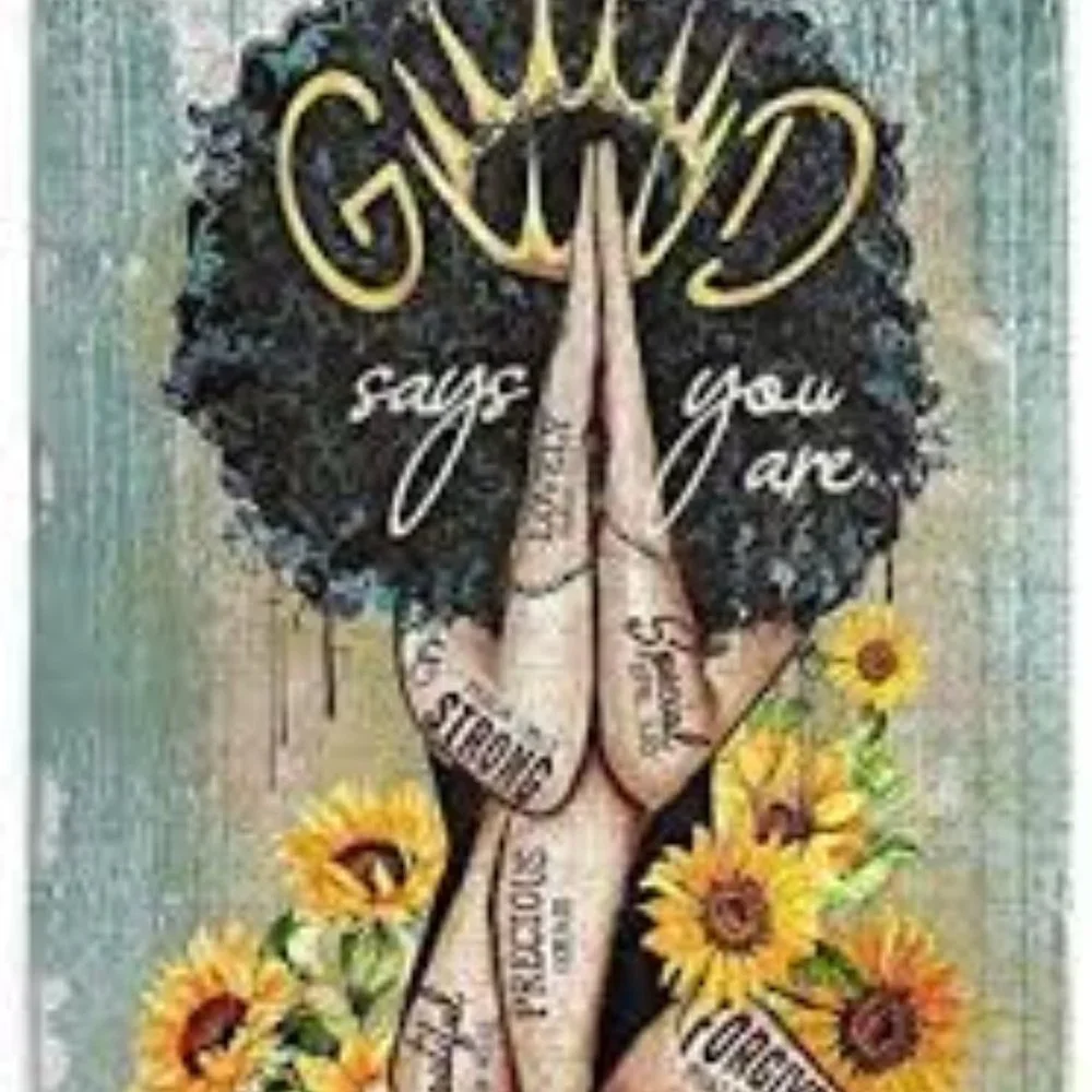 Waterproof Fabric 3D Print Deco African Girl Sunflower Bathroom Rugs Set New